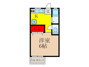 レスト佐武の物件間取画像